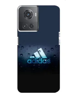 Чехол для OnePlus ACE (10R) с картинкой «Adidas Water Drops» Чехол для OnePlus ACE (10R) с картинкой «Adidas Water Drops»