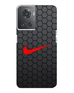 Чохол для OnePlus ACE (10R) з картинкою «Nike — карбонова сітка» Чохол для OnePlus ACE (10R) з картинкою «Nike — карбонова сітка»