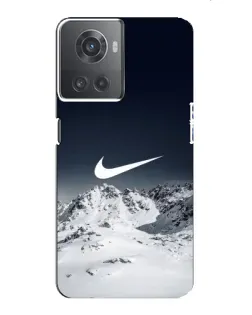 Чохол для OnePlus ACE (10R) з картинкою «Nike — зимові гори» Чохол для OnePlus ACE (10R) з картинкою «Nike — зимові гори»