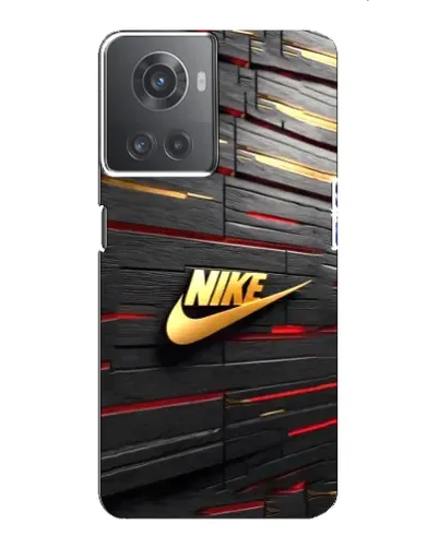 Чохол для OnePlus ACE (10R) з картинкою «Золотий Nike на металі» Чохол для OnePlus ACE (10R) з картинкою «Золотий Nike на металі»