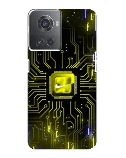 Чохол для OnePlus ACE (10R) з картинкою «Nike — золота іскра» Чохол для OnePlus ACE (10R) з картинкою «Nike — золота іскра»