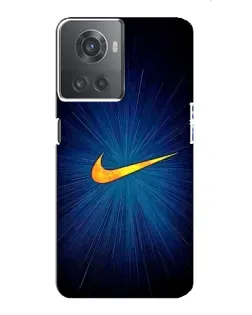 Чохол для OnePlus ACE (10R) з картинкою «Синій пульс Nike» Чохол для OnePlus ACE (10R) з картинкою «Синій пульс Nike»