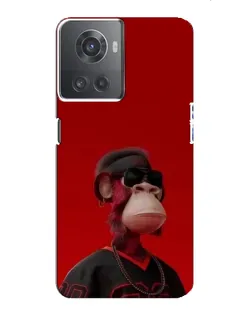 Чохол для OnePlus ACE (10R) з картинкою «Bored Ape в червоному» Чохол для OnePlus ACE (10R) з картинкою «Bored Ape в червоному»