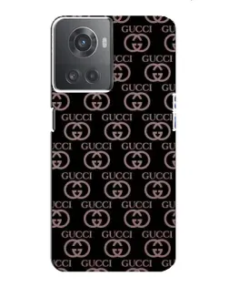 Чохол для OnePlus ACE (10R) з картинкою «Класична монограма Gucci»