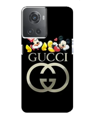 Чехол для OnePlus ACE (10R) с картинкой «Gucci — герои Disney»