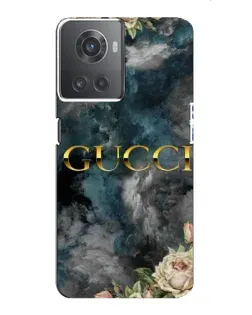 Чохол для OnePlus ACE (10R) з картинкою «Абстрактні квіти Gucci»
