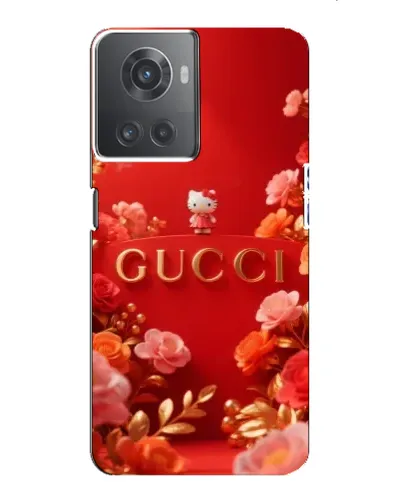 Чехол для OnePlus ACE (10R) с картинкой «Gucci — золотой сад»