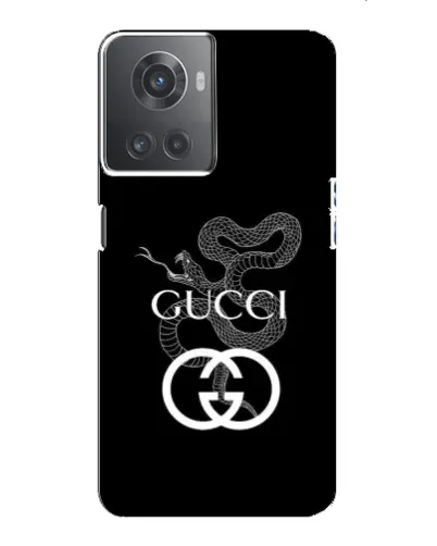 Чехол для OnePlus ACE (10R) с картинкой «Gucci — серебряная змея»