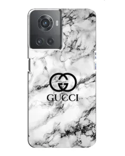 Чохол для OnePlus ACE (10R) з картинкою «Gucci — мармуровий шик»