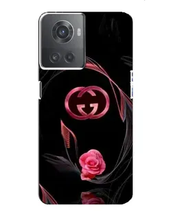 Чохол для OnePlus ACE (10R) з картинкою «Gucci — неонова троянда»