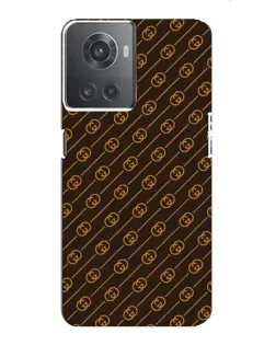 Чохол для OnePlus ACE (10R) з картинкою «Gucci — золоті діагоналі»