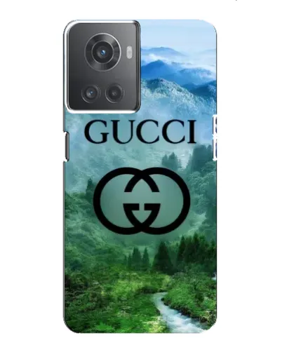 Чехол для OnePlus ACE (10R) с картинкой «Gucci — горный пейзаж»