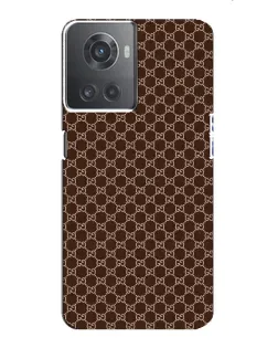 Чохол для OnePlus ACE (10R) з картинкою «Gucci — шоколадна сітка»