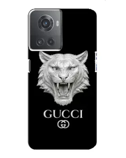 Чохол для OnePlus ACE (10R) з картинкою «Gucci — срібний лев»