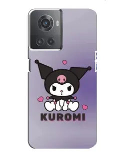 Чехол для OnePlus ACE (10R) с картинкой «Kuromi — фиолетовый арт» Чехол для OnePlus ACE (10R) с картинкой «Kuromi — фиолетовый арт»