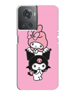 Чехол для OnePlus ACE (10R) с картинкой «My Melody и Kuromi» Чехол для OnePlus ACE (10R) с картинкой «My Melody и Kuromi»