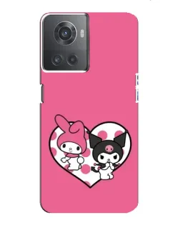 Чехол для OnePlus ACE (10R) с картинкой «Kuromi и My Melody» Чехол для OnePlus ACE (10R) с картинкой «Kuromi и My Melody»