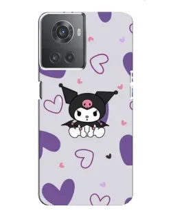 Чехол для OnePlus ACE (10R) с картинкой «Kuromi и лавандовые сердца» Чехол для OnePlus ACE (10R) с картинкой «Kuromi и лавандовые сердца»