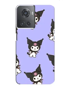 Чехол для OnePlus ACE (10R) с картинкой «Паттерн с Kuromi» Чехол для OnePlus ACE (10R) с картинкой «Паттерн с Kuromi»