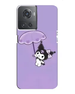 Чехол для OnePlus ACE (10R) с картинкой «Kuromi с зонтиком» Чехол для OnePlus ACE (10R) с картинкой «Kuromi с зонтиком»