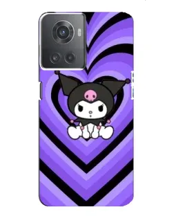 Чехол для OnePlus ACE (10R) с картинкой «Kuromi и фиолетовые сердца» Чехол для OnePlus ACE (10R) с картинкой «Kuromi и фиолетовые сердца»