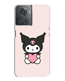 Чехол для OnePlus ACE (10R) с картинкой «Kuromi и сердце» Чехол для OnePlus ACE (10R) с картинкой «Kuromi и сердце»