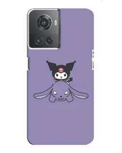 Чехол для OnePlus ACE (10R) с картинкой «Kuromi на лиловом фоне» Чехол для OnePlus ACE (10R) с картинкой «Kuromi на лиловом фоне»