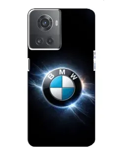 Чехол для OnePlus ACE (10R) с картинкой «BMW — неоновое сияние»