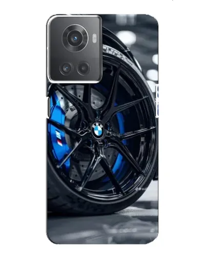 Чехол для OnePlus ACE (10R) с картинкой «Колесо BMW вблизи»