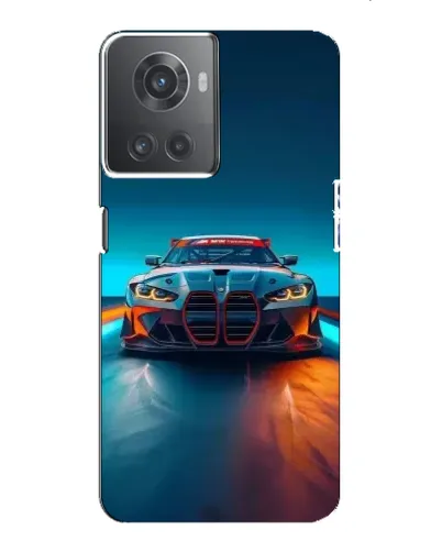 Чехол для OnePlus ACE (10R) с картинкой «BMW — огни неона» Чехол для OnePlus ACE (10R) с картинкой «BMW — огни неона»
