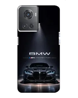 Чехол для OnePlus ACE (10R) с картинкой «BMW сквозь ночной город» Чехол для OnePlus ACE (10R) с картинкой «BMW сквозь ночной город»