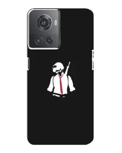 Чехол для OnePlus ACE (10R) с картинкой «PUBG — силуэт воина» Чехол для OnePlus ACE (10R) с картинкой «PUBG — силуэт воина»