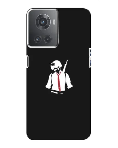 Чехол для OnePlus ACE (10R) с картинкой «PUBG — силуэт воина» Чехол для OnePlus ACE (10R) с картинкой «PUBG — силуэт воина»