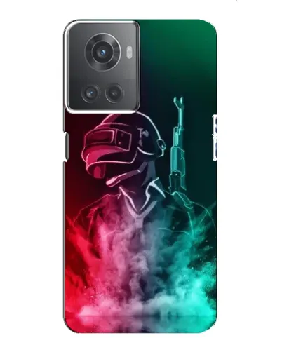 Чехол для OnePlus ACE (10R) с картинкой «PUBG — огненный воин» Чехол для OnePlus ACE (10R) с картинкой «PUBG — огненный воин»