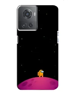 Чехол для OnePlus ACE (10R) с картинкой «Одинокий герой на планете»