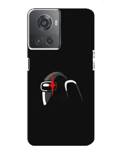 Чехол для OnePlus ACE (10R) с картинкой «Among Us шлем»