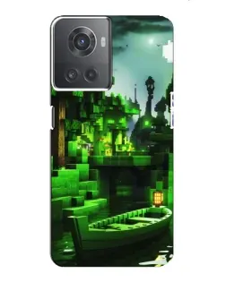 Чохол для OnePlus ACE (10R) з картинкою «Minecraft лісовий пейзаж»