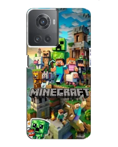 Чохол для OnePlus ACE (10R) з картинкою «Замок Minecraft»