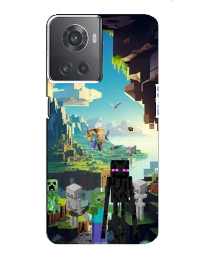 Чохол для OnePlus ACE (10R) з картинкою «Ендермен у лісі»