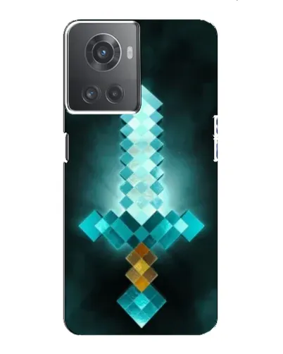 Чохол для OnePlus ACE (10R) з картинкою «Алмазний меч неон»