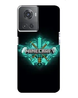 Чохол для OnePlus ACE (10R) з картинкою «Minecraft Diamond лого»