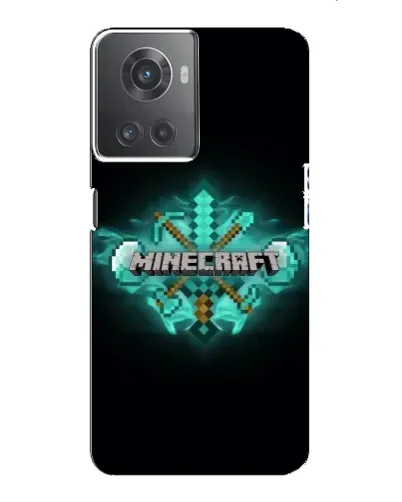 Чохол для OnePlus ACE (10R) з картинкою «Minecraft Diamond лого»