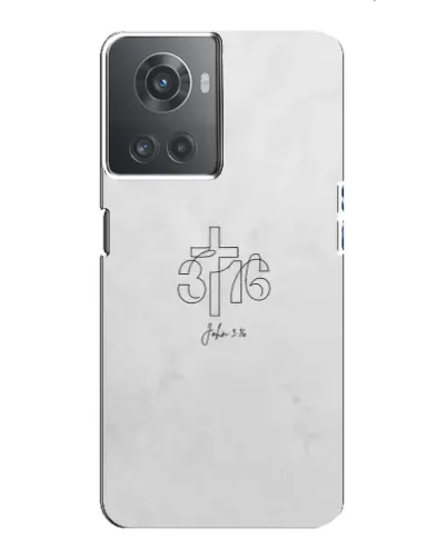 Чохол для OnePlus ACE (10R) з картинкою «Івана 3:16 Хрест»