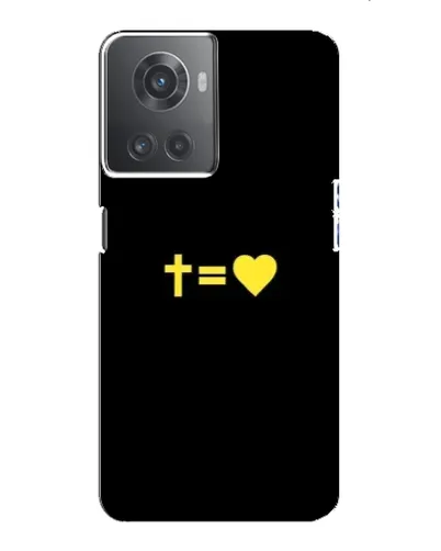 Чохол для OnePlus ACE (10R) з картинкою «Серце та Хрест»