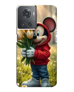 Чехол для OnePlus ACE (10R) с картинкой «Микки с тюльпанами» Чехол для OnePlus ACE (10R) с картинкой «Микки с тюльпанами»