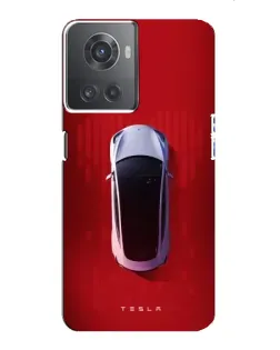 Чехол для OnePlus ACE (10R) с картинкой «Tesla Top View» Чехол для OnePlus ACE (10R) с картинкой «Tesla Top View»