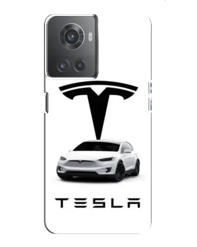 Чехол для OnePlus ACE (10R) с картинкой «Tesla White Style» Чехол для OnePlus ACE (10R) с картинкой «Tesla White Style»