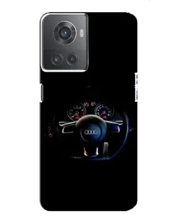 Чохол для OnePlus ACE (10R) з картинкою «Салон Audi — кермо»
