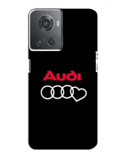 Чохол для OnePlus ACE (10R) з картинкою «Логотип Audi Heart»