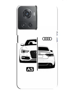 Чохол для OnePlus ACE (10R) з картинкою «Audi — контрастний дизайн»